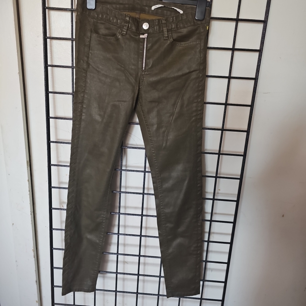 Zara Olive Skinny Jeans